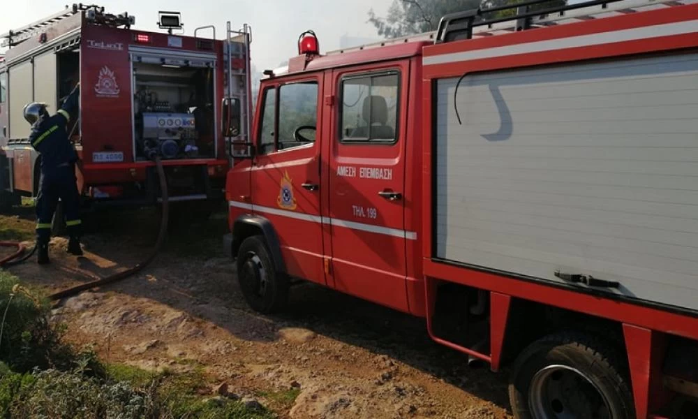Υπό μερικό έλεγχο τέθηκε η φωτιά που εκδηλώθηκε στο Χάβαρι της Αμαλιάδας